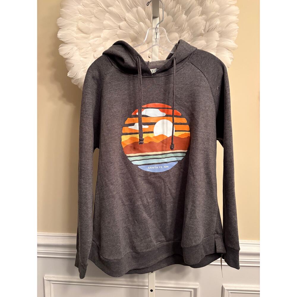 MV SPORT GREY SANTA FE NM SWEATSHIRT SIZE XL NWT